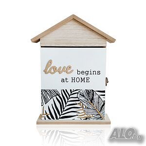 5043 Къщичка за ключове Love begins at Home