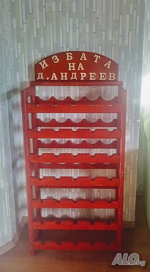 Стелаж за вино на 7реда_35 бутилки
