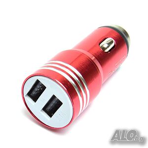 Зарядно за телефон за автомобил с 2 USB изхода