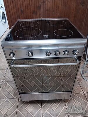 Иноксова свободно стояща печка ретро дизайн Smeg 2 години гаранция!