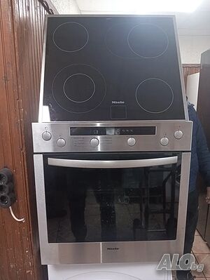 Иноксова печка за вграждане Миеле Miele 2 години гаранция!