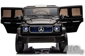 Акумулаторен джип Mercedes EQG Electric G-Class 12V с отварящи се врати меки гуми 4x4