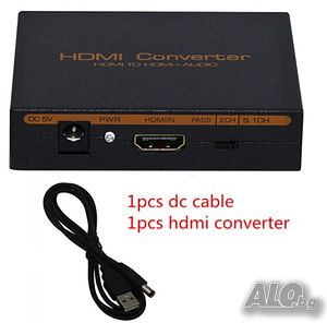 HDMI audio extractor сплитер SPDIF + стерео аудио