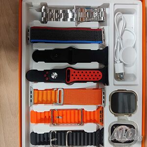 Смарт часовник 2023 New smart watch S100 ultra 7 in 1 strap