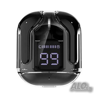 Безжични Bluetooth слушалки с LED дисплей и вграден микрофон