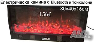 Електрическа камина с Bluetooth