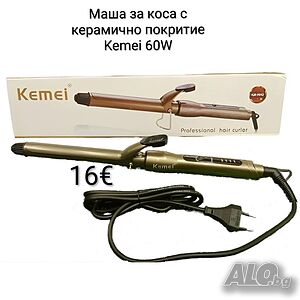 Маша за коса с керамично покритие Kemei 60W