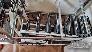 6x 570 8GB Mining Rig Копачка за криптовалути