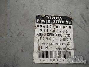 Модул електрическа рейка за Toyota Yaris, (01.1999 - 12.2005), № 89650-0D010