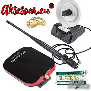 Антенена усилвател с дълъг обхват на прихващане на интернет сигнал 2000mW Wifi USB адаптер