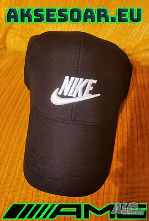 Нова Шапка с козирка бродирана 3D емблема лого на кола Nike Найк мъжка дамска унисекс с бродерия
