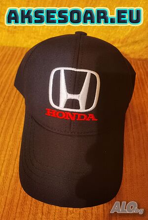 Нова Шапка с козирка бродирана 3D емблема лого на кола Honda Хонда мъжка дамска унисекс с бродерия