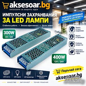Захранване за осветление DC 12V Ултра тънък трансформатор захранващ адаптер 33 A за LED лента 300 W