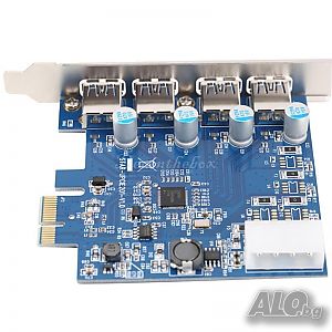 4 Портов USB 3 Hub бърз разклонител за Pci Express слот за компютър лесна инсталация ново бързо нов