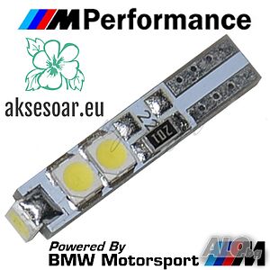 Супер ярка T5 Led крушка 3 и 5 SMD 3030 светлина Т5 Лампа за табло на кола габарит 12V за табла