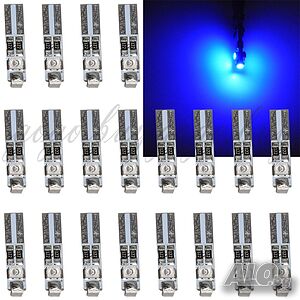 Супер ярка T5 Led крушка 3 и 5 SMD 3030 светлина Т5 Лампа за табло на кола габарит 12V за табла