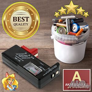 Универсален тестер за батерии BT-168 AA/AAA/C/D/9V/1.5V бутонна клетъчна батерия измервателен уред