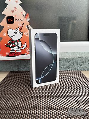 НЕразпечатан❗️512Gb! iPhone 16 Pro Max❗️Лизинг от 105лв/м ❗️white Titanium ❗️512Gb ❗️ бял