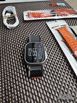 КАТО НОВ‼️ Apple Watch ULTRA Лизинг от 30лв/мес изплащане / 49mm titanium