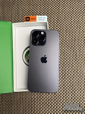 КАТО НОВ❗️ iPhone 14 Pro MAX ⚠️ Лизинг от 16€/мес❗️ deep purple❗️ лилав 128Gb