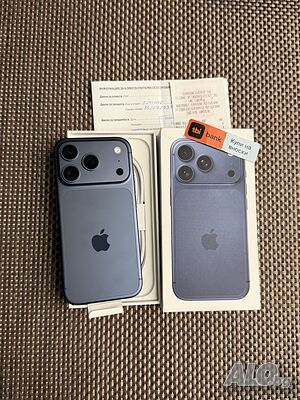 КАТО НОВ❗️ 24М Гаранция❗️ iPhone 17 Pro Лизинг от 42€/мес 256GB⚠️ Deep Blue