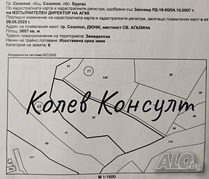Продавам четири парцела -град Созопол, Дюни местност св. Агалина