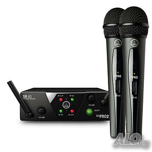 Безжични микрофони AKG WMS40 MINI Dual Vocal Set