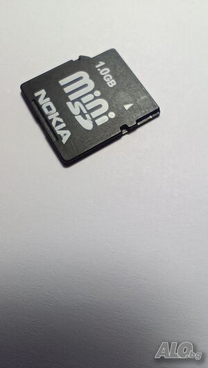 Памет карта 1Gb NOKIA...miniSD (Secure Digital).