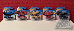 Hot Wheels Exotic & Classic сет 5 броя - McLaren / Lamborghini / BMW / Ferrari / Bugatti