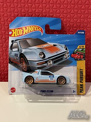 🔥 Hot Wheels GULF Ford RS200 | Ново / Sealed | Колекционерска количка
