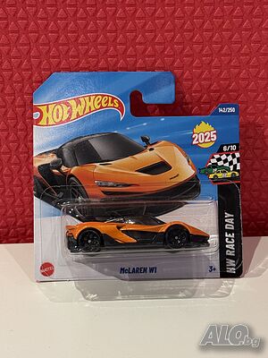 🔥 Hot Wheels McLaren W1 | Ново / Sealed | Колекционерска количка