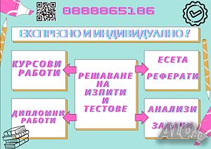 ЕКСПРЕСНО и индивидуално!! Изготвяне на курсови работи, есета, доклади, реферати, дипломни работи 📚 | Курсови работи, Теми |