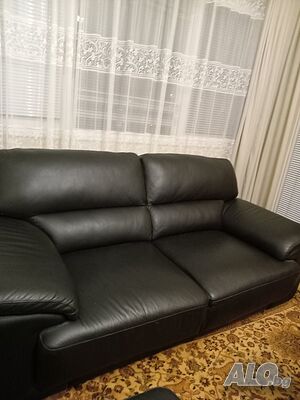 Кожена холна гарнитура