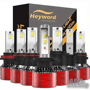 LED крушки за основни фарове H1 Н3 Н4 Н7 Н11 НВ3 НВ4