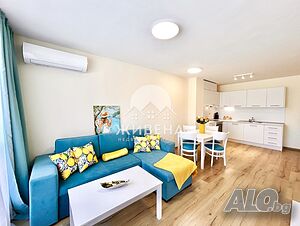 Продава обзаведен двустаен апартамент, кв. Аспарухово