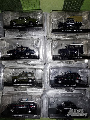 Колекционерски модели Deagostini на Carabinieri E Polizia di Italia. 1.43.!