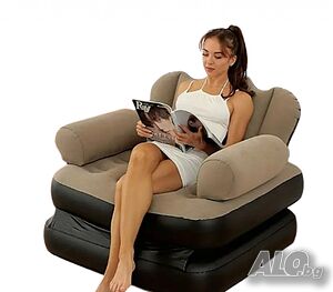 Надуваем фотьойл 5 в 1 SuperSofa - Пет вида комфорт в едно удобно решение