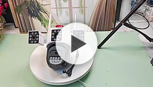 Безжична 4G WiFi камера за наблюдение с триекранен монитор, водоустойчива