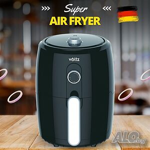 Фритюрник с горещ въздух Air Fryer Voltz V51980L, 1000W, 2 литра, Немско качество на супер цена!