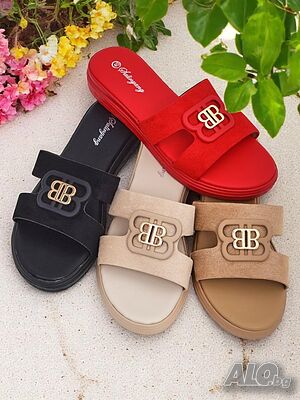 Дамски плоски летни чехли Chic Step, 4цвята