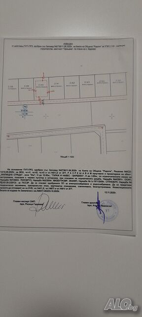 Парцел до Пловдив с проект за къща 100кв.м.