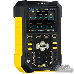 Осцилоскоп фосфорен двуканален с генератор на сигнал Fnirsi