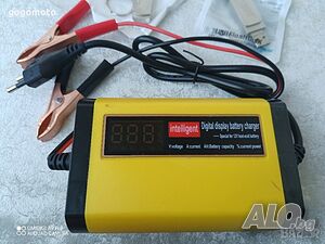 ново зарядно 12v, умно smart зарядно за мотор, за акумулатор, за моторна шейна, лодка и други