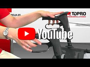 КАТО НОВ АЛУМИНИЕВ Ролатор Topro Troja, инвалидна проходилка, количка,made in NORWAY
