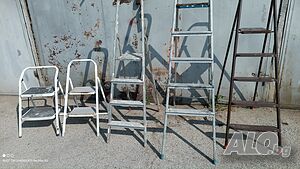 Стълба, стълби сгъваема, олекотена, алуминиева
