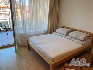 Просторен тристаен ап., 3 ет, първа линия, басейн, фитнес, паркинг, Равда