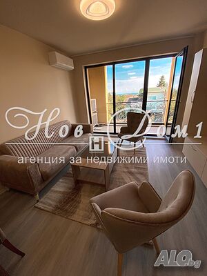 ЛУКСОЗНО ОБЗАВЕДЕН С ПАРКОМЯСТО В ЦЕНАТА/ ЗАТВОРЕН КОМПЛЕКС ПОДХОДЯЩ ЗА СЕМЕЙСТВА С ДЕЦА / МОРСКА ГЛ..
