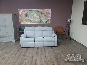 ПРОМОЦИЯ!!! Сив диван тройка от плат G Plan