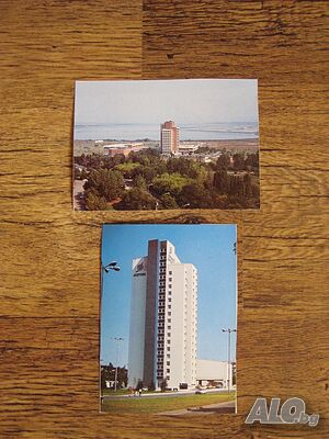 Пощенски картички от Бургас от 1988 г. - нови
