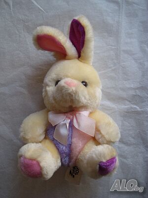 Плюшена играчка бял Заек